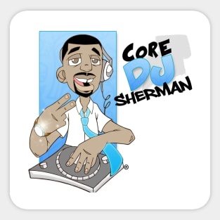 CoreDJ Sherman Logo Sticker